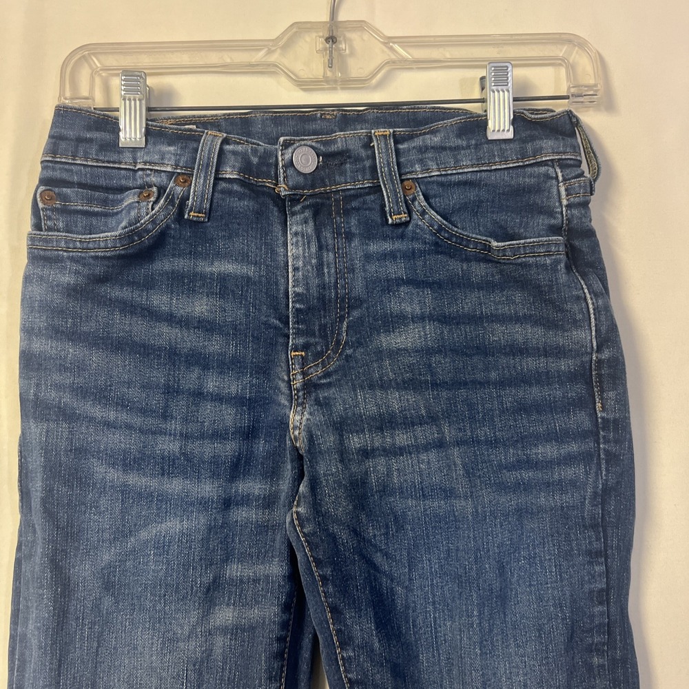 Levi's 511 kids Blue Straight Fit Cotton Denim Jeans size 28x32 - Picture 2 of 9